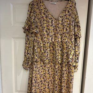 Pieces floral swing dress